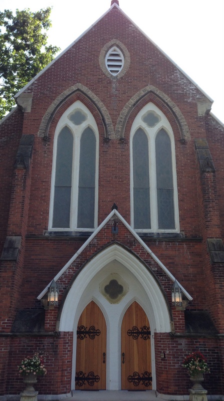 Front of Church Before
